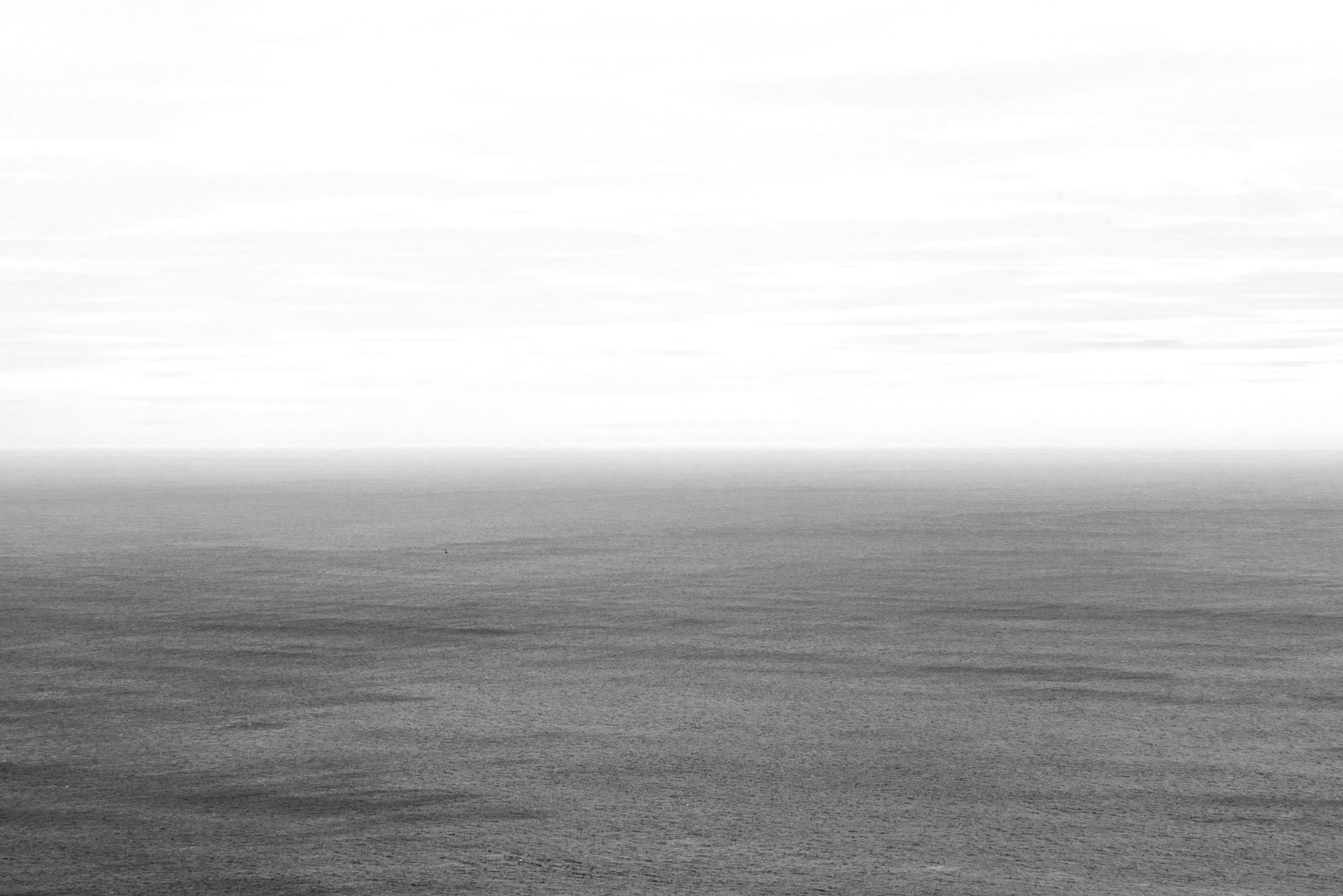 Infinite Horizon — The endless Atlantic blends seamlessly with the distant horizon, revealing the quiet beauty of Maine's coast.