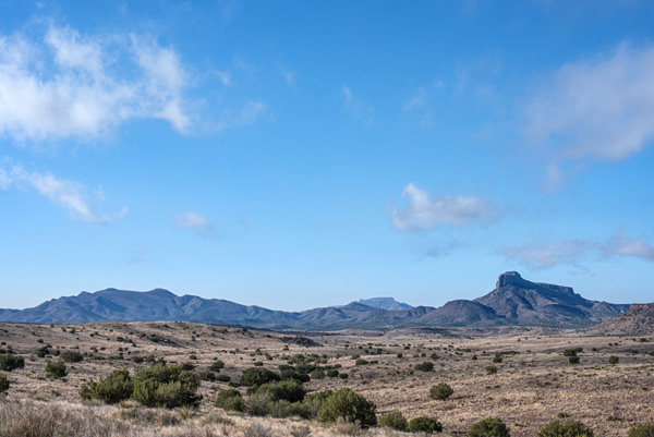 Cathedral Mountain — Cathedral Mountain anchors the horizon across the desert flats of West Texas